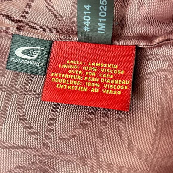 Cole Haan Women's Lambskin Leather Moto Biker Jacket Black Size XS - Picture 8 of 16